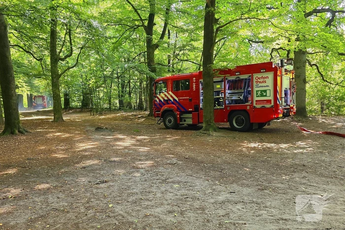 Brandweer snel in actie bij natuurbrand