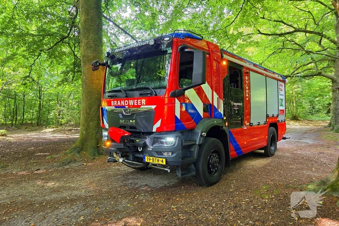 Brandweer snel in actie bij natuurbrand