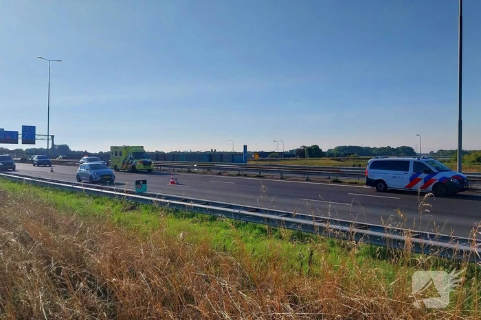 Verkeer ontregeld door ongeval