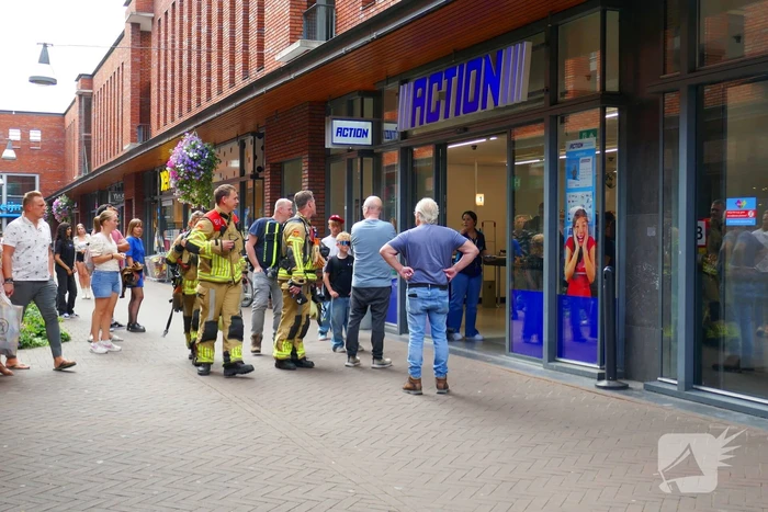Ontruiming Action door gaslucht