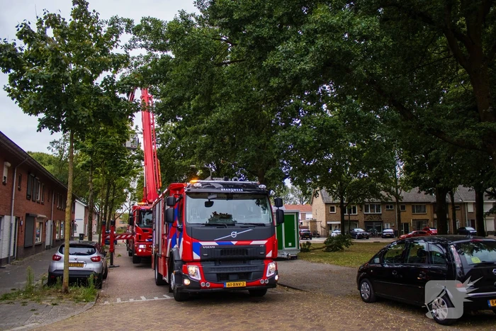 Brandweer verwijdert loshangende takken
