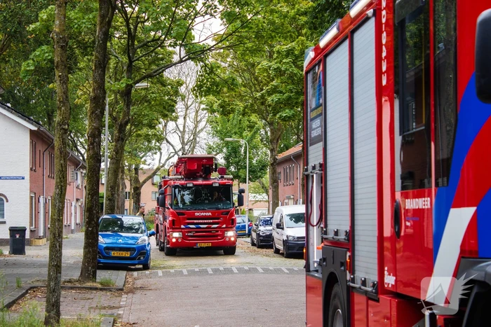 Brandweer verwijdert loshangende takken