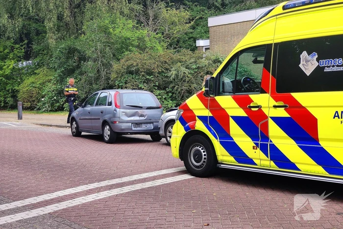 Schade na kop-staart aanrijding