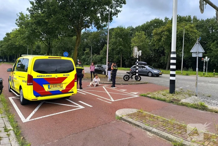 Fietser gewond bij aanrijding met fatbike