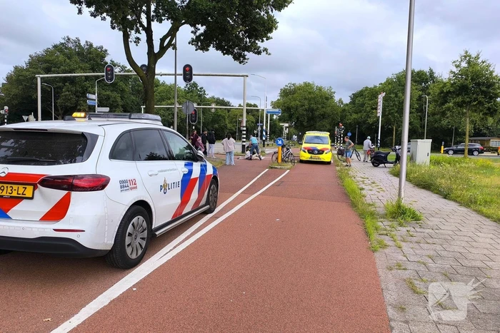 Fietser gewond bij aanrijding met fatbike