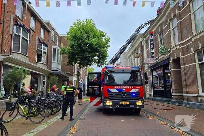 Brand in restaurant geblust door brandweer