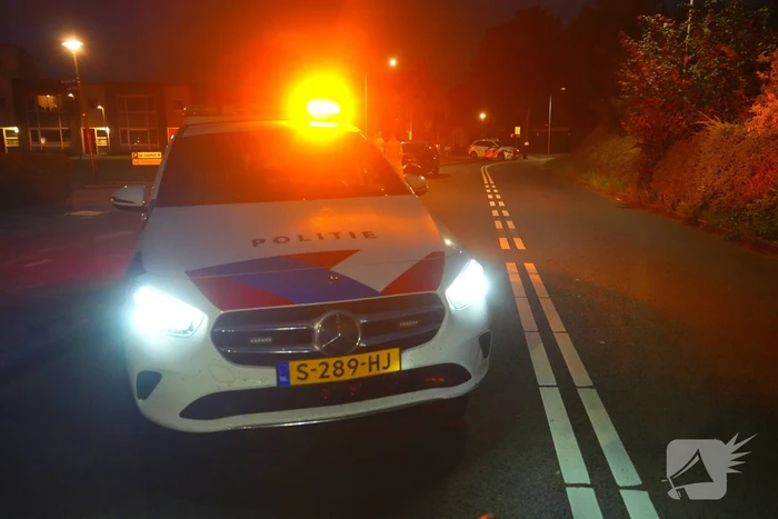 Scooterrijder onderuit in bocht