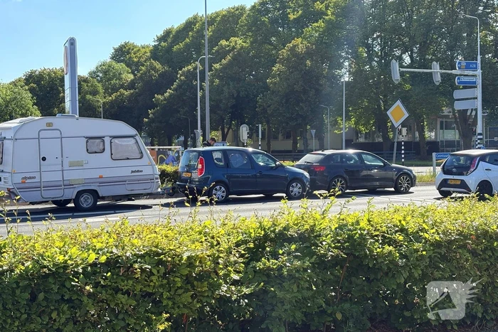 Kop-staartaanrijding bij stoplicht