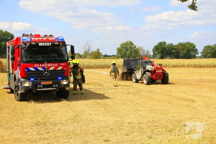 Brand bij agrarisch bedrijf