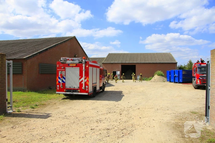 Brand bij agrarisch bedrijf