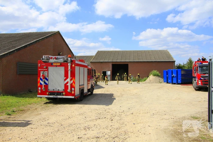Brand bij agrarisch bedrijf