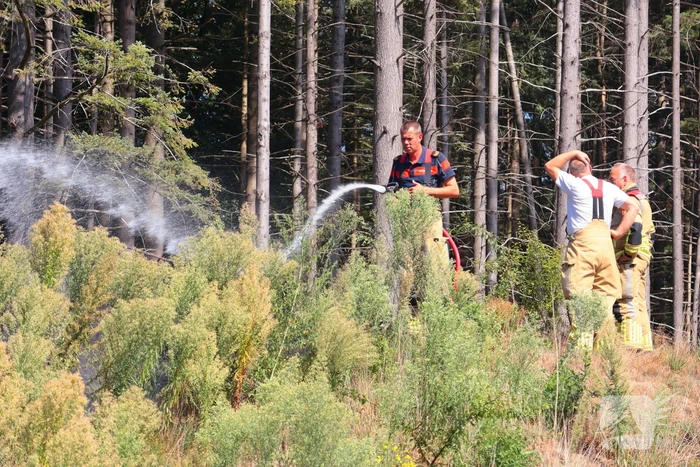 heidebrand snel onder controle na melding
