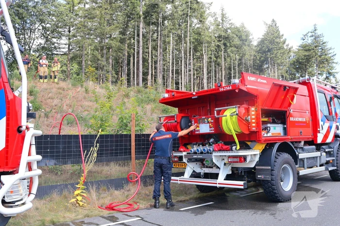 heidebrand snel onder controle na melding