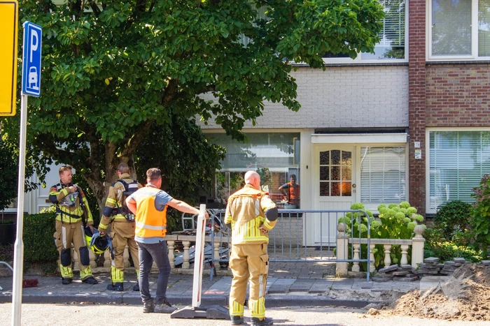 Gaslekkage tijdens graafwerkzaamheden