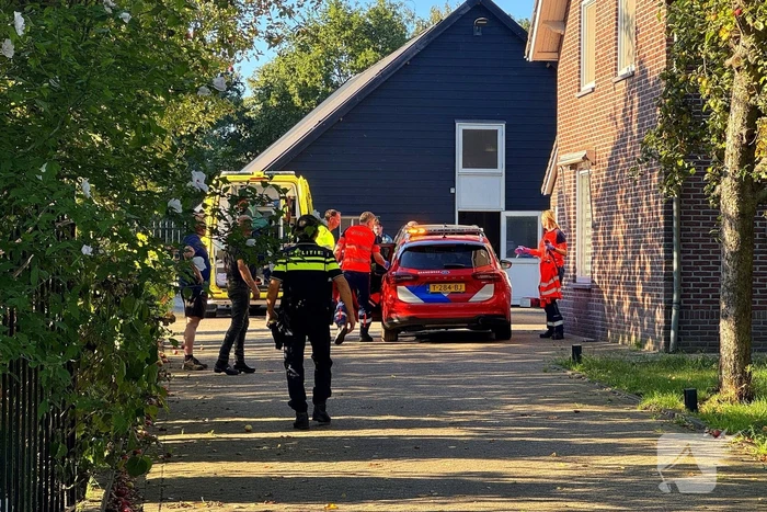 Man raakt gewond door paard tijdens verzorging