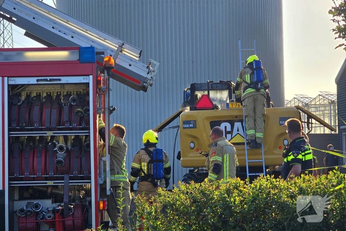 Brand in landbouwvoertuig snel geblust