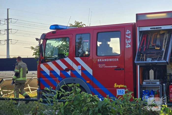 Brand in landbouwvoertuig snel geblust