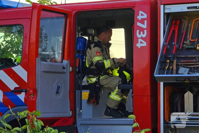 Brand in landbouwvoertuig snel geblust