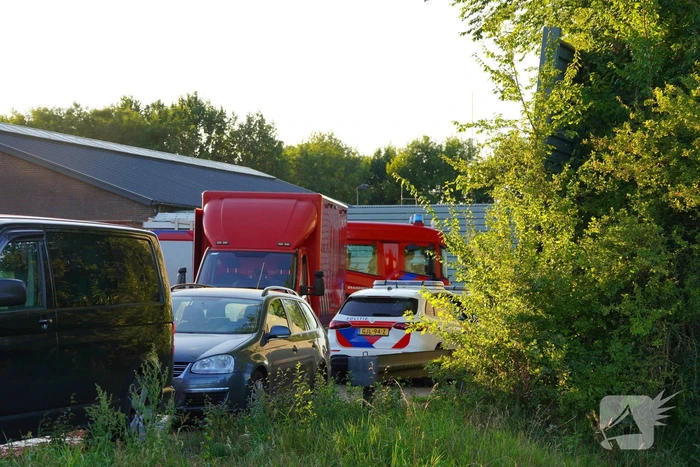 Meerdere brandweer eenheden ingezet bij brand grasdrogerij