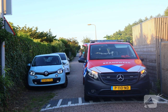 Man komt in aanraking met onbekende chemische stof na vondst vat