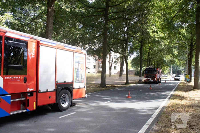 Grasmaaier veroorzaakt brand tijdens werkzaamheden