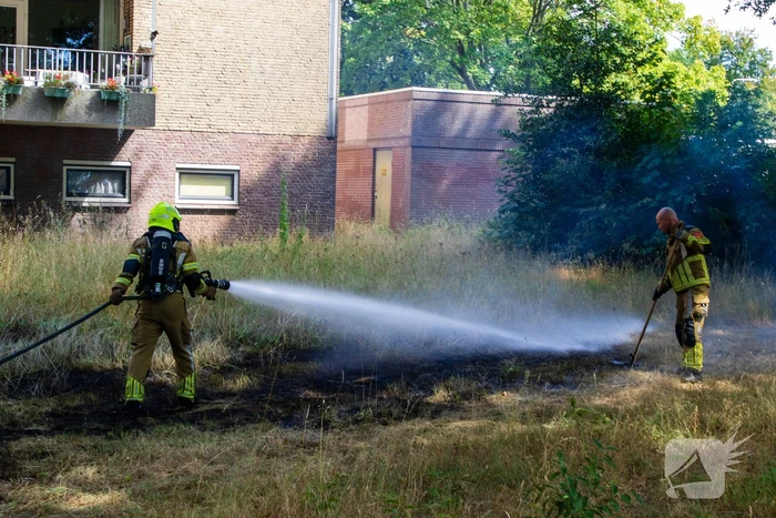 Grasmaaier veroorzaakt brand tijdens werkzaamheden
