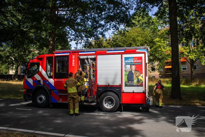 Grasmaaier veroorzaakt brand tijdens werkzaamheden