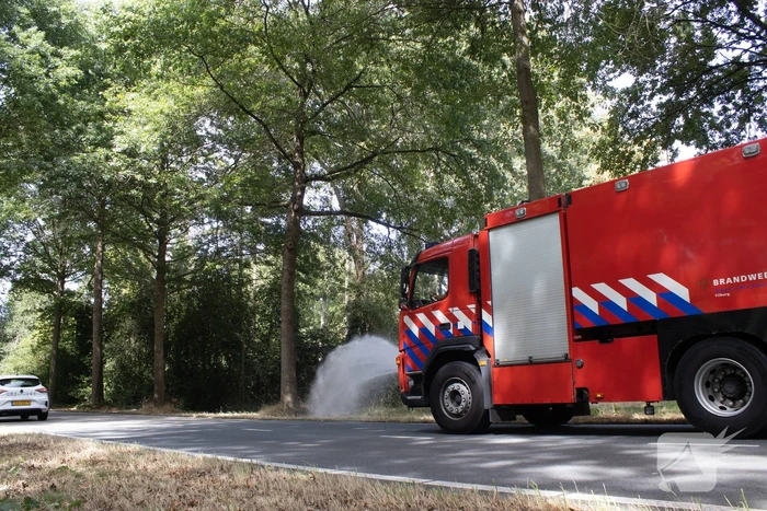 Grasmaaier veroorzaakt brand tijdens werkzaamheden