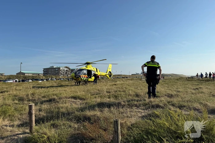 Traumahelikopter en reddingsbrigade gealarmeerd
