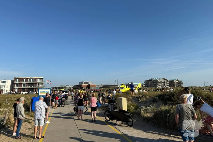 Traumahelikopter en reddingsbrigade gealarmeerd