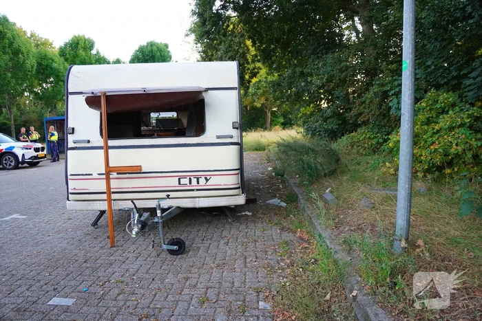 Caravan na tweede poging brandstichting verwijderd