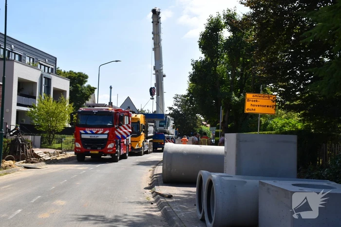Vijf woningen ontruimd door lek