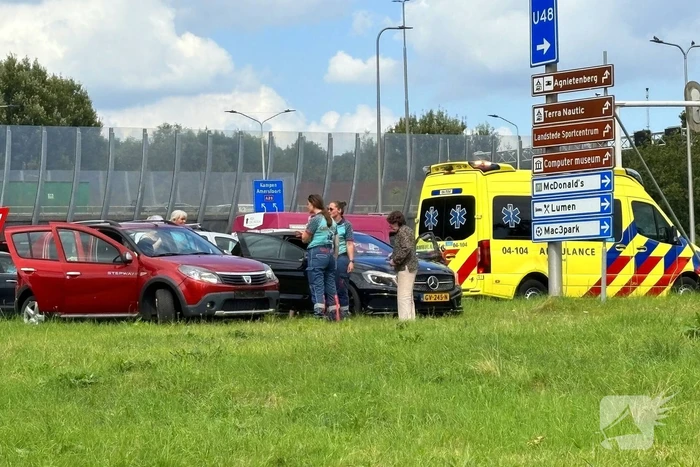 Twee auto's betrokken bij botsing