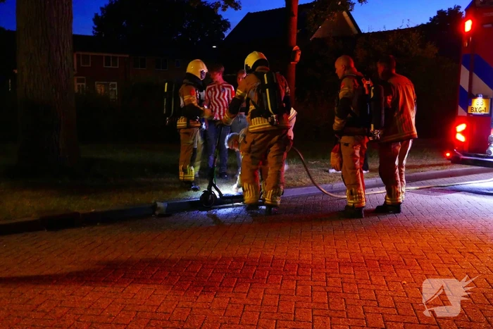 Brand in elektrische step snel geblust