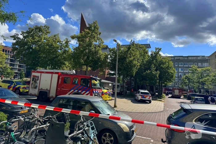 Grote brand in flatgebouw