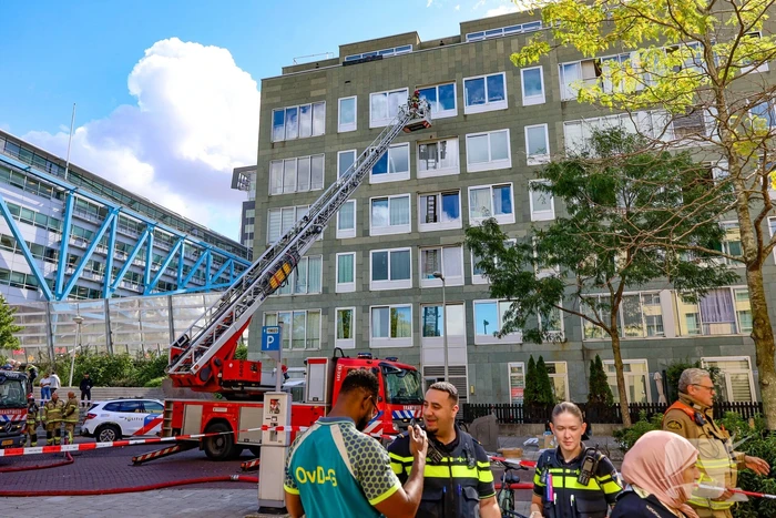 Grote brand in flatgebouw