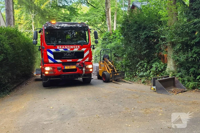 Gasleiding geraakt tijdens werkzaamheden
