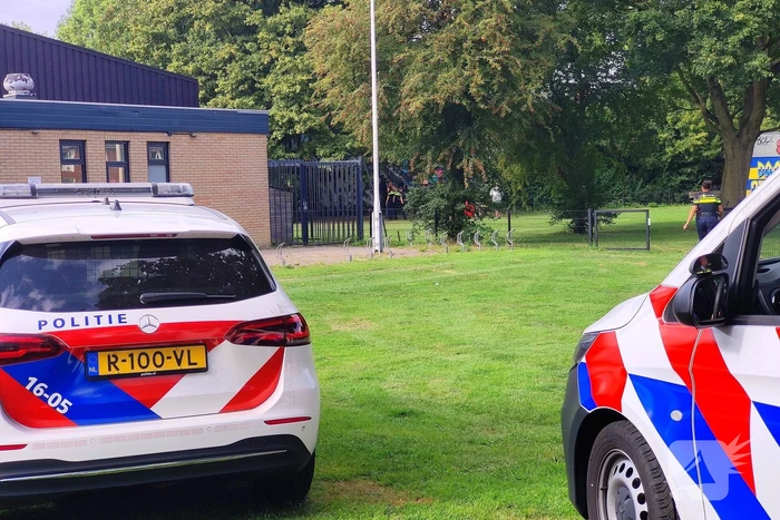 Politie grijpt in bij skatepark brand