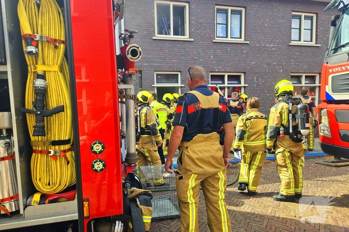 Woningbrand leidt tot grootschalige inzet