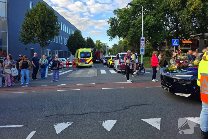 Medische noodsituatie nabij Heide-optocht