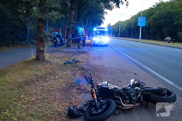 Motorrijder gewond bij ongeval