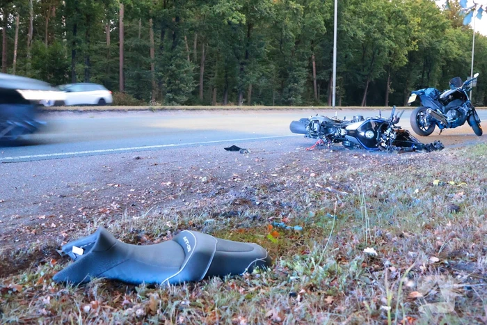 Motorrijder gewond bij ongeval