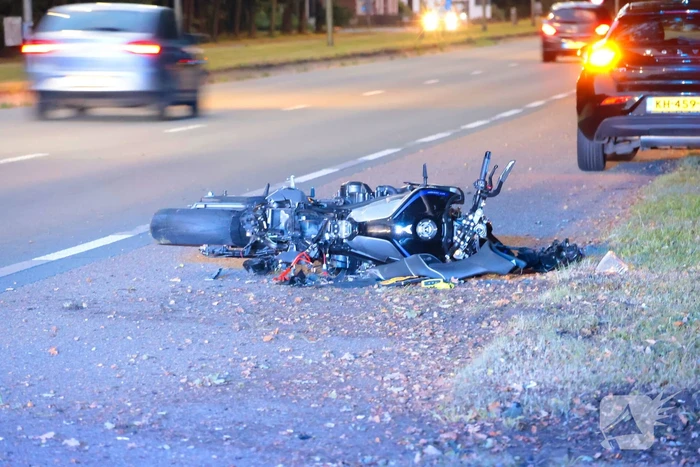 Motorrijder gewond bij ongeval