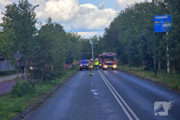 Flinke rookontwikkeling bij grote industriebrand