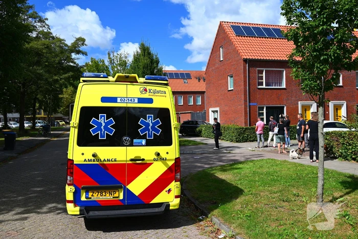 Automobilist botst tegen woning