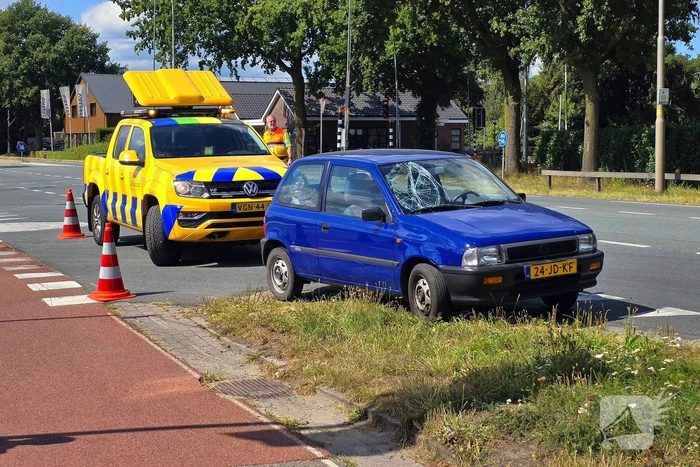 Fietser gewond bij verkeersongeluk