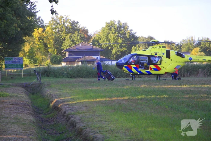 Traumahelikopter ingezet voor incident