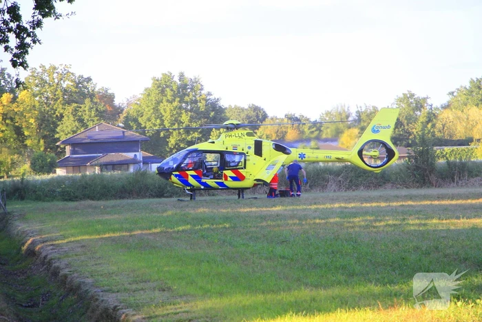 Traumahelikopter ingezet voor incident