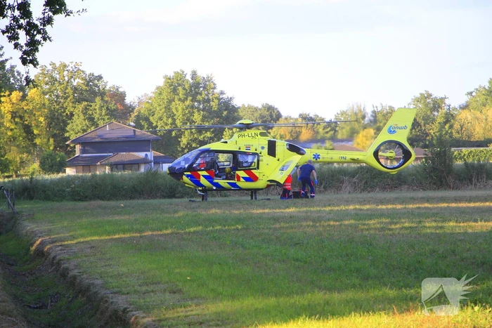 Traumahelikopter ingezet voor incident