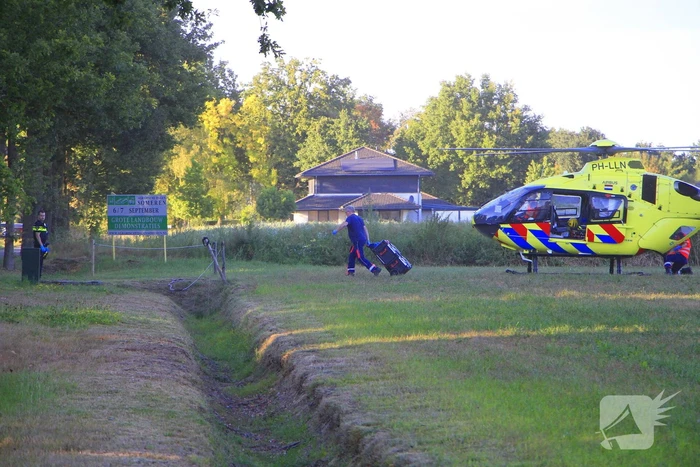 Traumahelikopter ingezet voor incident